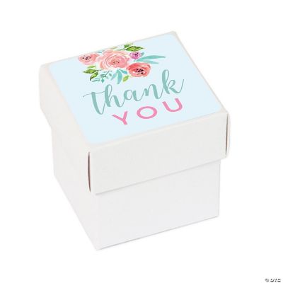 Pink Roses Tea Party TY 2x2in 20pk | Oriental Trading