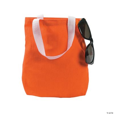 Orange Tote Bags - Oriental Trading