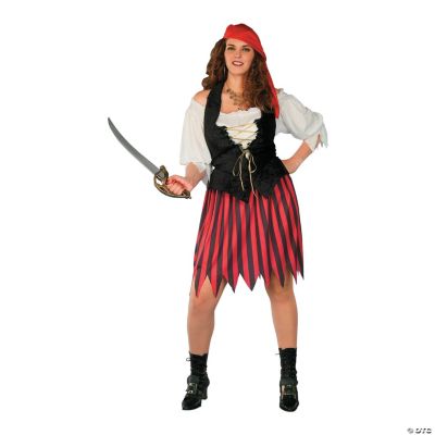 Buccaneer Bride Plus Size Halloween Costume for Women - Oriental ...