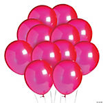 11 Ruby Red Latex Balloons – 24 Pc.