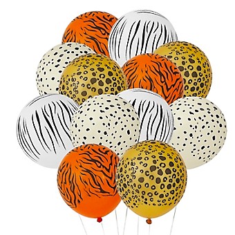Happy Birthday Age Printed Balloons Assorted Pack of 20 Party Décor Accessories 
