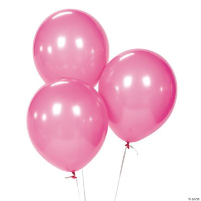  Hot  Pink  11 Latex Balloons  Oriental Trading
