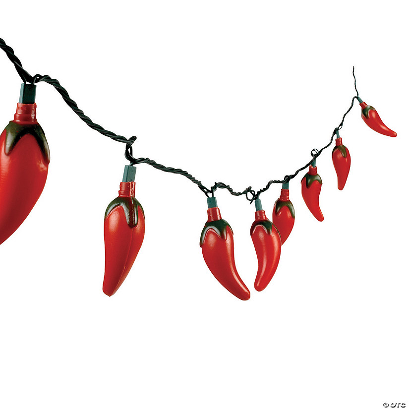 Chili Pepper String Lights Oriental, Chilli Pepper String Lights