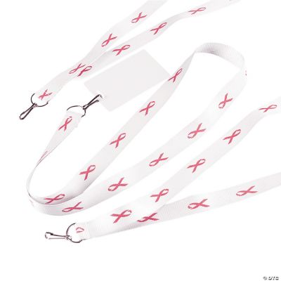Breast Cancer Awareness Lanyards | Oriental Trading