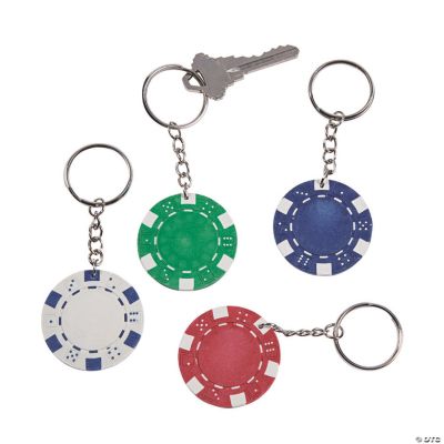 Poker Chip Keychains Oriental Trading