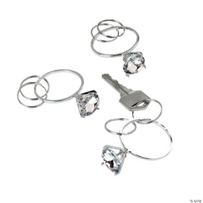 Diamond Ring Keychains - 12 Pc. | Oriental Trading