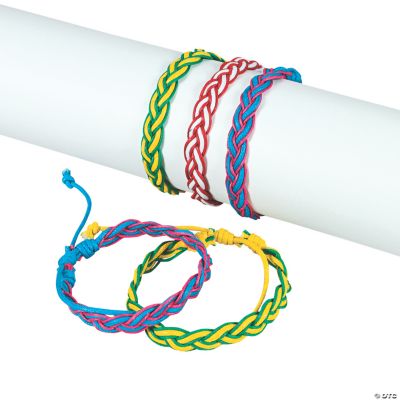 Neon Braided Bracelets - Discontinued