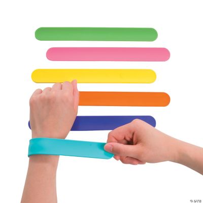 Bright Color Silicone Slap Bracelets Discontinued
