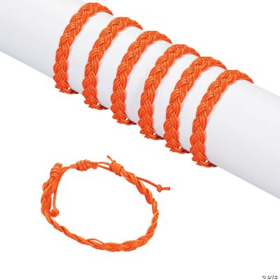 Orange Braided Friendship Bracelets Discontinued