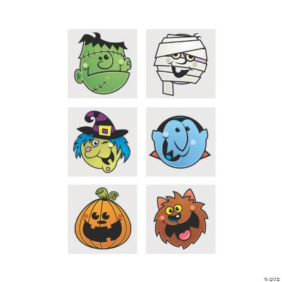 Boo Bunch Halloween Temporary Tattoos 72 Pc. Discontinued