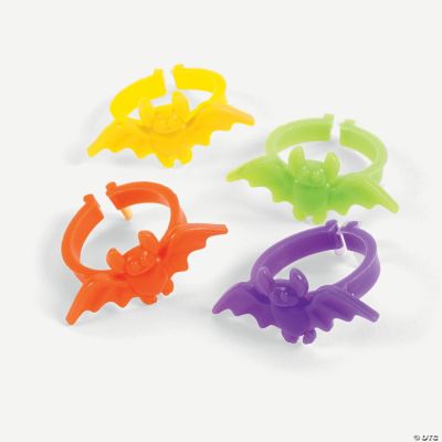 plastic halloween rings