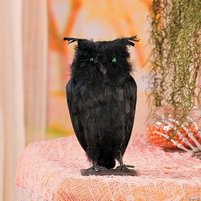 Feathered Owl with LightUp Eyes Discontinued