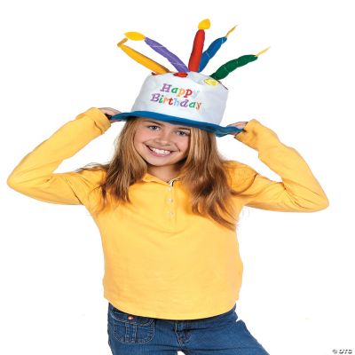 Birthday Cake with Candles Hat