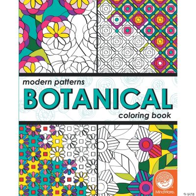 Modern Patterns Botanical Coloring Book