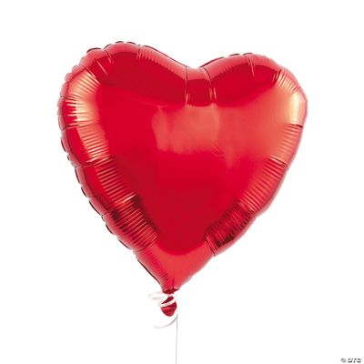 Red Heart Mylar Balloons - 12 Pc. | Oriental Trading
