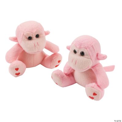 valentine's day monkey stuffed animal