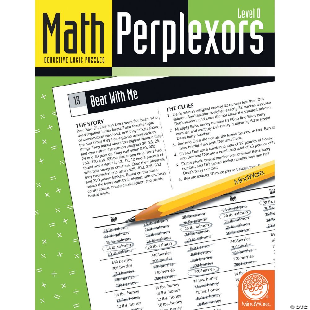 Math Perplexors: Level D Puzzle From MindWare