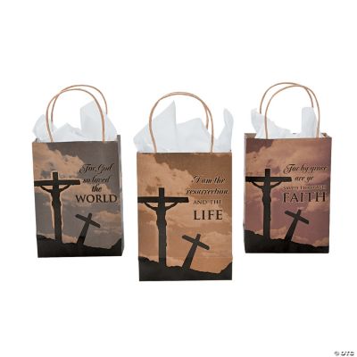 Medium Adult Faith Kraft Paper Bags - Discontinued