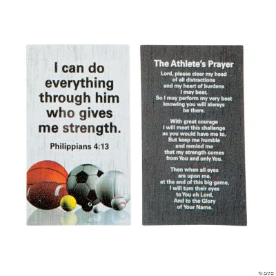 Christian Athlete Prayer Cards Discontinued