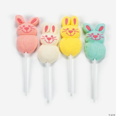 Easter Bunny Pops Marshmallow Candy - Discontinued