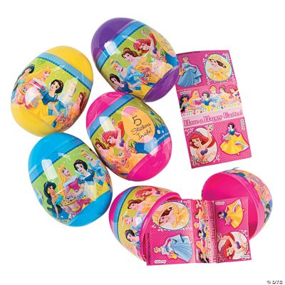 Disney Princess StickerFilled Plastic Easter Eggs Discontinued