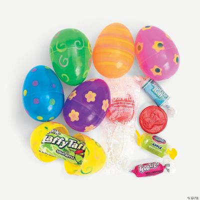 Bright Printed CandyFilled Plastic Easter Eggs 24 Pieces 2.25