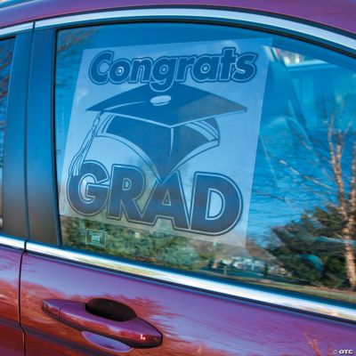 Congrats Grad Window Cling Discontinued
