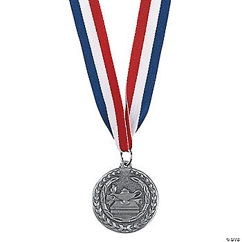 10 x School Talent Medals Add your own text or logo Metal medals with ribbons. 