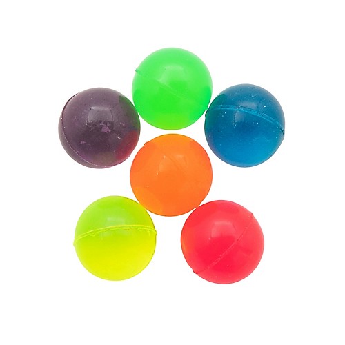 FOOTBALL BOUNCE BALLS ~ Birthday Party Supplies Toys Favors Prize Brown Mini 8 