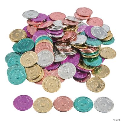 800 Pieces Behavior Tokens Bulk Caught Being Good Incentive Coins Reward  Behavior Tokens for Kids Colorful Plastic Coins and School Teacher Reward  and