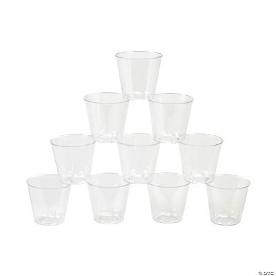 Bulk 50 Ct. Mini BPAFree Plastic Shot Glasses Oriental Trading