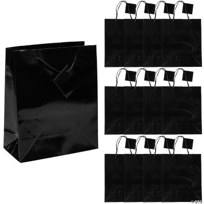 Medium Black Gift Bags Oriental Trading