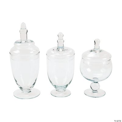 Glass Jar Set - 3 Pc.
