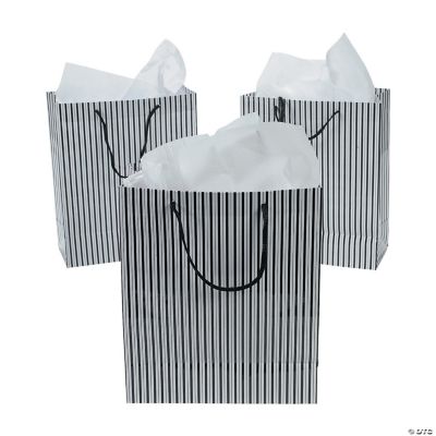Medium Black & White Wedding Gift Bags Discontinued