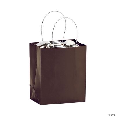 mini brown gift bags