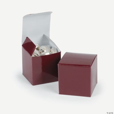 Mini Burgundy Gift Boxes - Discontinued