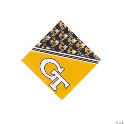 NCAA™ Tech Yellow Jackets Beverage Napkins Discontinued