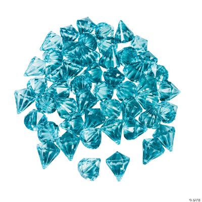 Light Blue DiamondShaped Acrylic Gems Oriental Trading