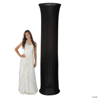 Black Fabric Column Slip Oriental Trading