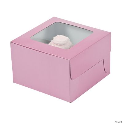 Light Pink Cupcake Boxes Oriental Trading