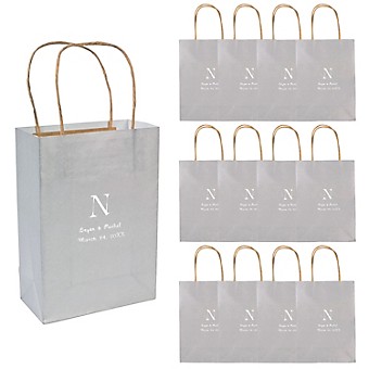 Personalized Paper Favor Bags