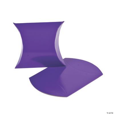 Purple Pillow Boxes - Discontinued