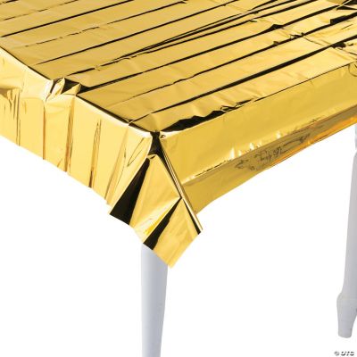 Metallic Gold Foil Tablecloth