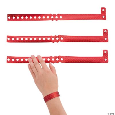 Red Laser Wristbands Oriental Trading