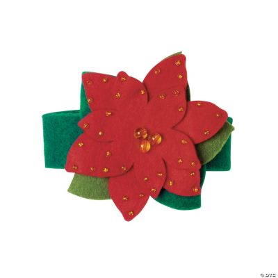 Poinsettia Napkin Ring Craft Kit Discontinued