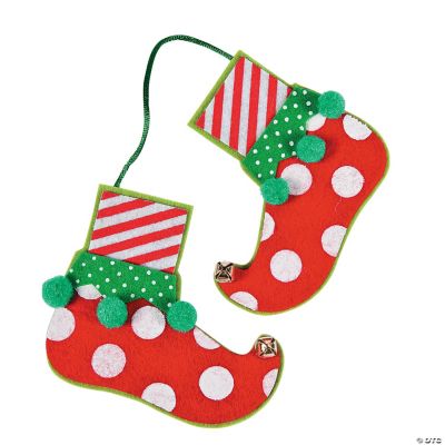 Elf Feet Ornament Craft Kit - Oriental Trading - Discontinued