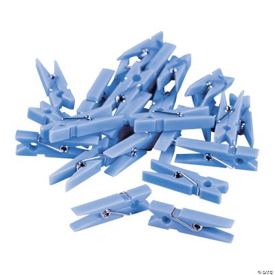 Pastel Blue Mini Clothespin Party Favors Oriental Trading