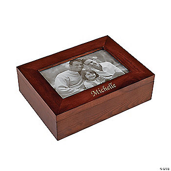 Personalized Picture Frame Jewelry Box - Oriental Trading - Discontinued