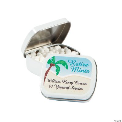 Personalized “Retire Mints” Mint Tins - Discontinued