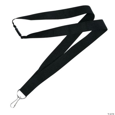 Black Nylon Lanyards | Oriental Trading
